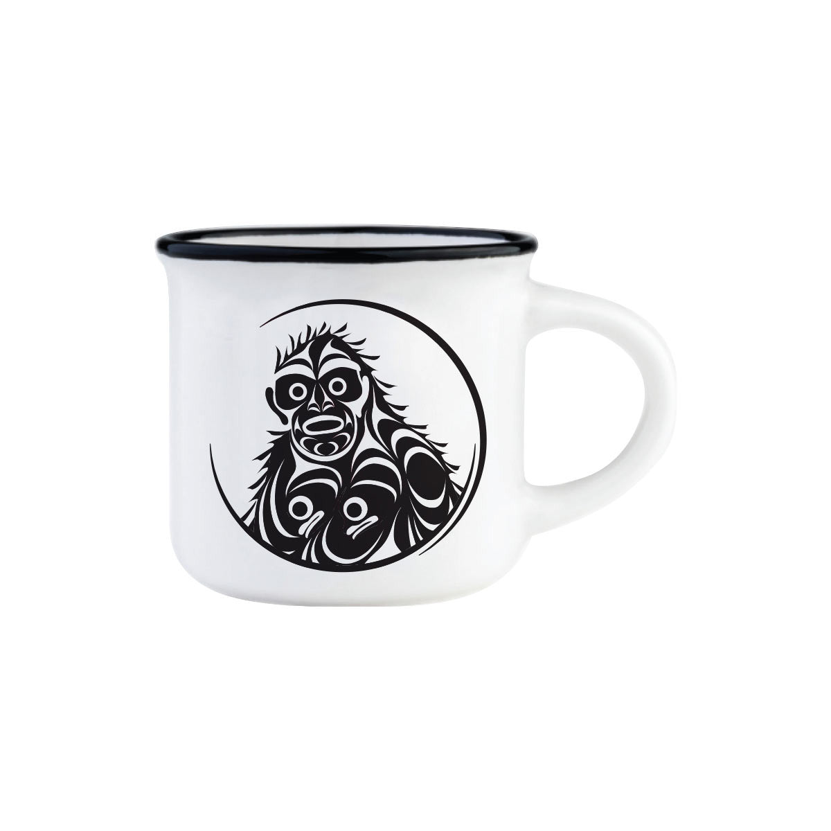 Espresso Mugs - Set of 2 - Matriarch Bear by Morgan Asoyuf