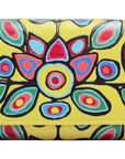 Norval Morrisseau Floral on Yellow Wallet
