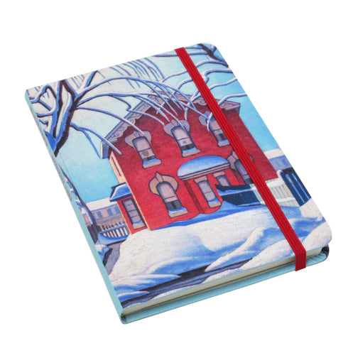 Journal " red house in Winter" By Lawren Harris