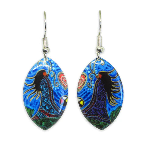 Earrings "Breath of Life" by Leah Dorion
