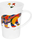 Alpha Bear Porcelain Mug by Dawn Oman