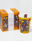 Man Changing into Thunderbird Porcelain Mug by Norval Morriseau