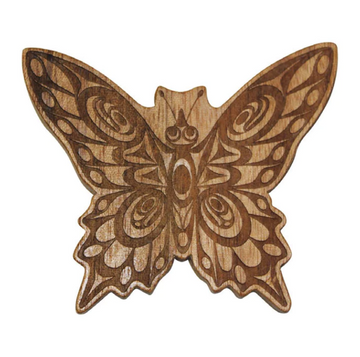 Spirit Wood Magnet- Butterfly Joe Wilson