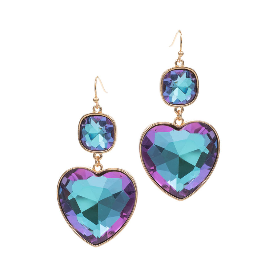 Heart crystal Earrings