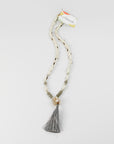 SAL LUL NEKLACE WHITE TASSEL