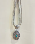 Silver & Turquoise Necklace
