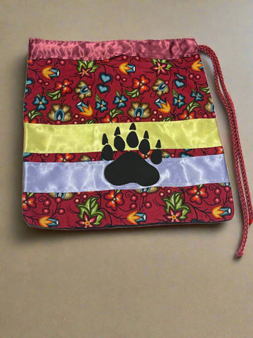 Ribbon Bag with Bear Paw