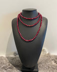 Long Crystal Beaded Necklaces