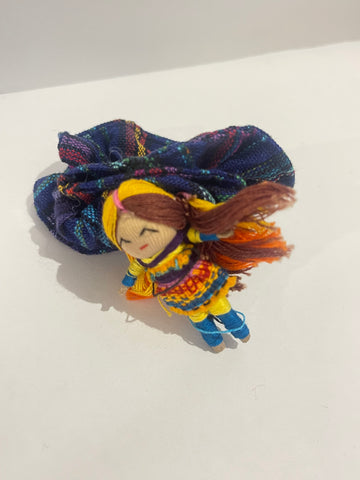 Worry Doll Handmade Scrunchie