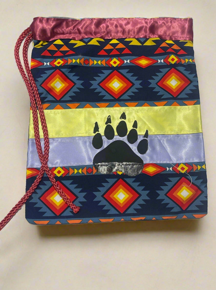 Ribbon Bag with Bear Paw