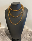 Long Crystal Beaded Necklaces