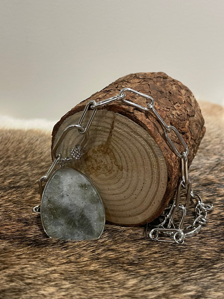 Natural Stone Necklace Pendants Necklace