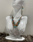Pendant Natural Stone Beaded Necklace