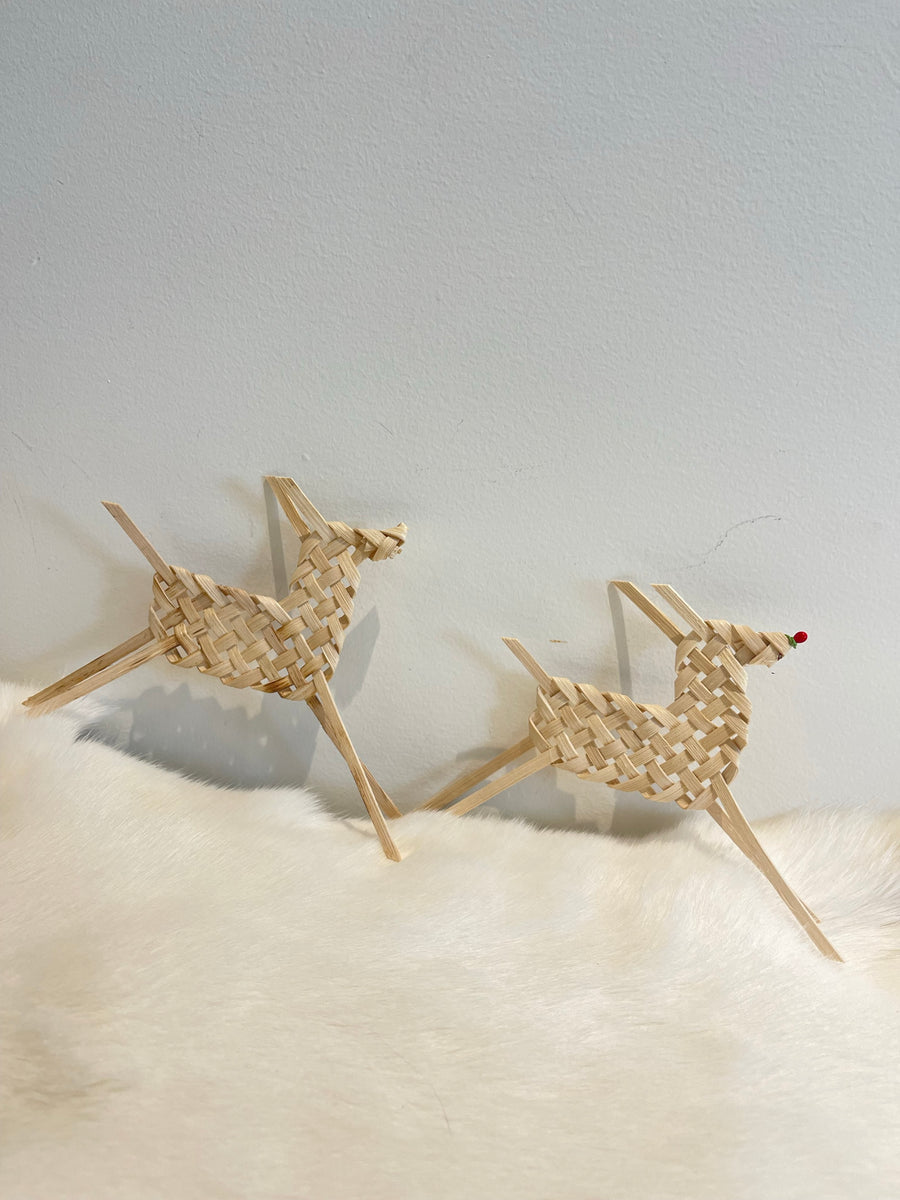 Weaving Reindeer Ornament