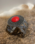 Large Stone Cuff Bracelet
