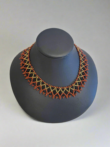 Beaded Brown Necklaces