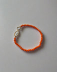 Orange Crush crystal Stretch bracelet