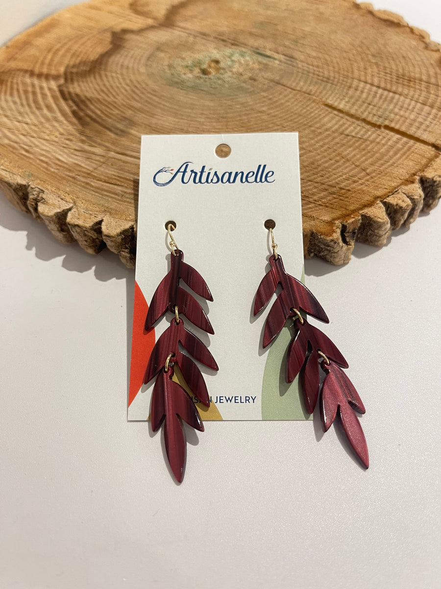 Acetate and other Earrings