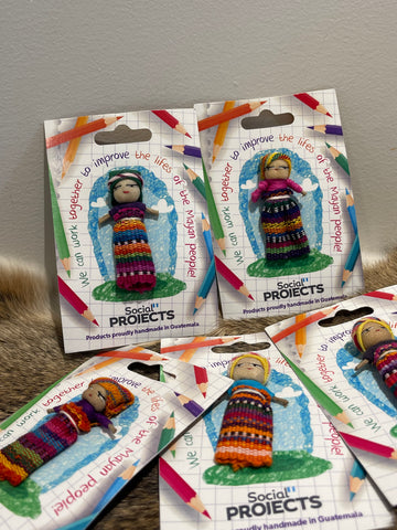 DT Worry Doll on a card Social Projects
