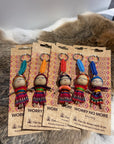 GT Colorful keyrings with large worry Doll