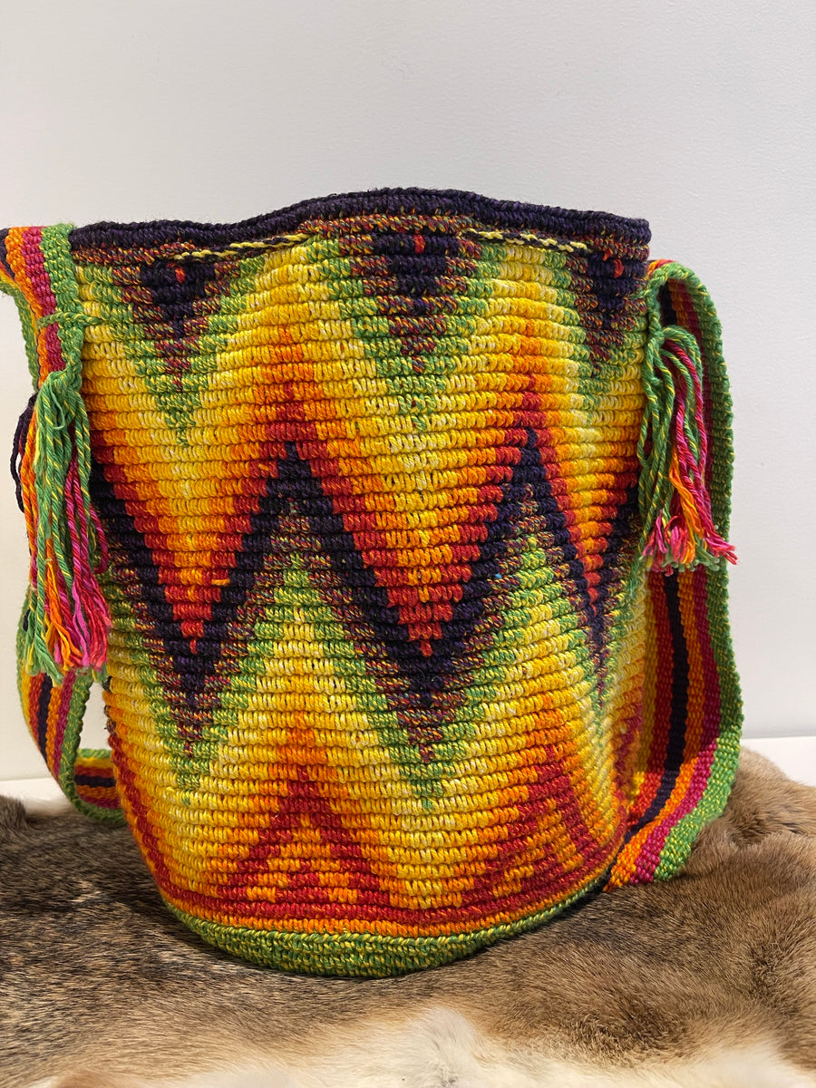 GT Mayan Crochet Bag with Pompom
