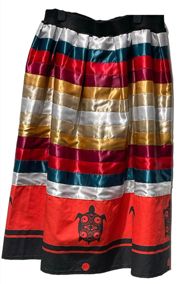 Colorful ribbon skirts