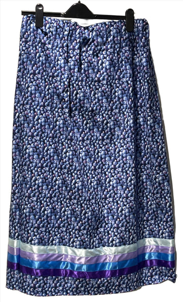 Blueberries Ribbon Skirt