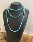 Long Crystal Beaded Necklaces