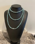 Long Crystal Beaded Necklaces