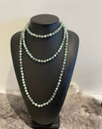 Long Crystal Beaded Necklaces