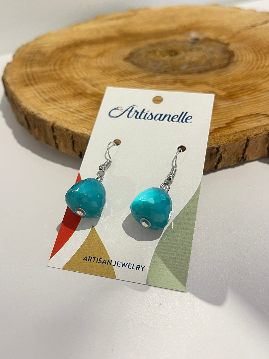 Turquoise Sphere earrings