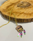 Native Raven Totem Necklace
