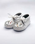 Baby White moccasins