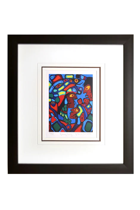 Ojibway Family by Norval Morrisseau