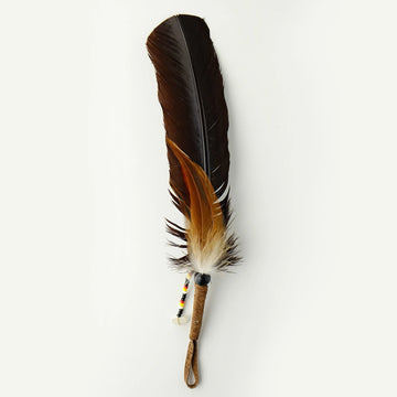 Smudging Feather Leather