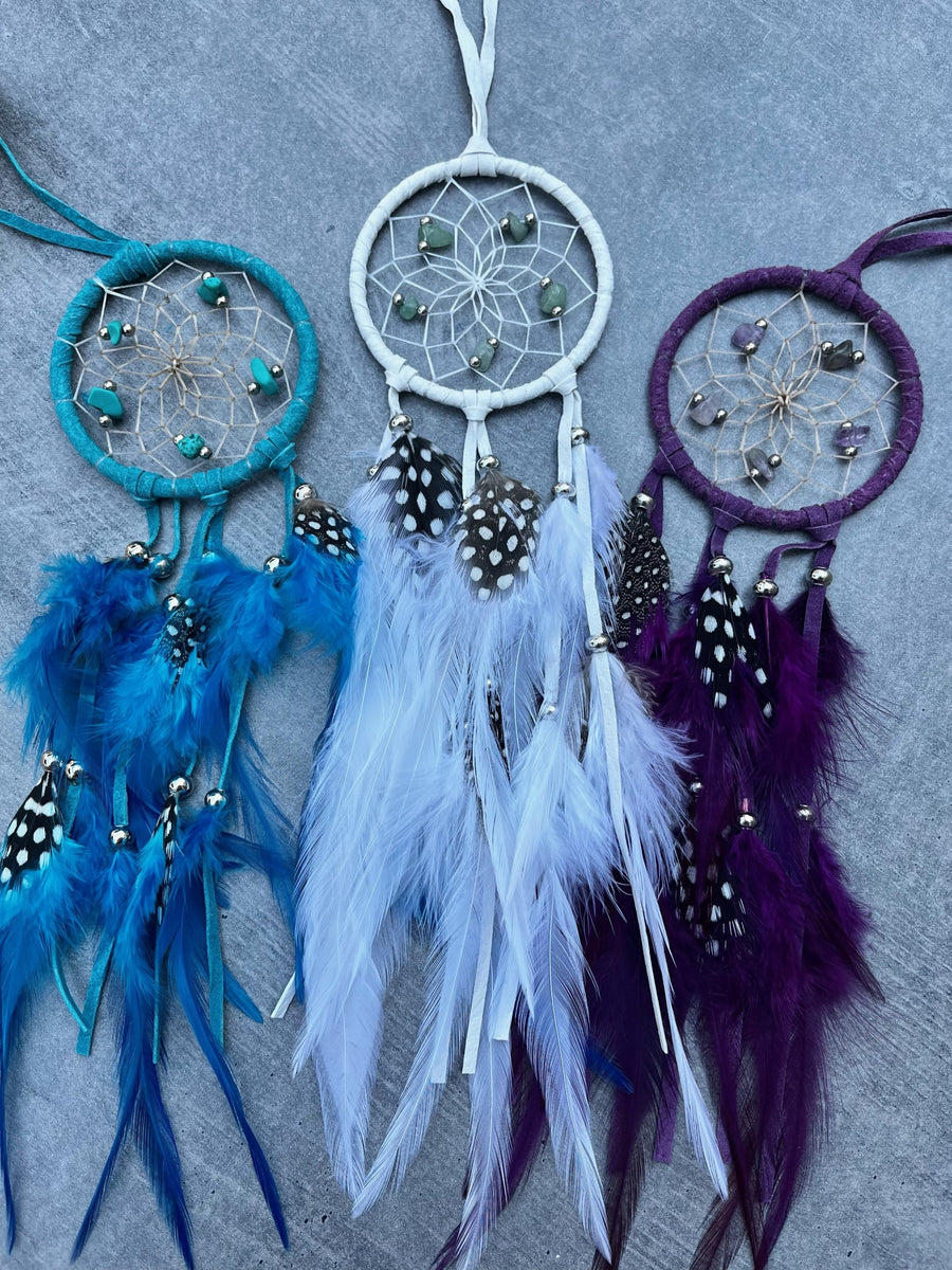Dreamcatcher with Feathers - 2.5 inches