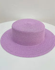 Natural Panama Straw Summer Hat