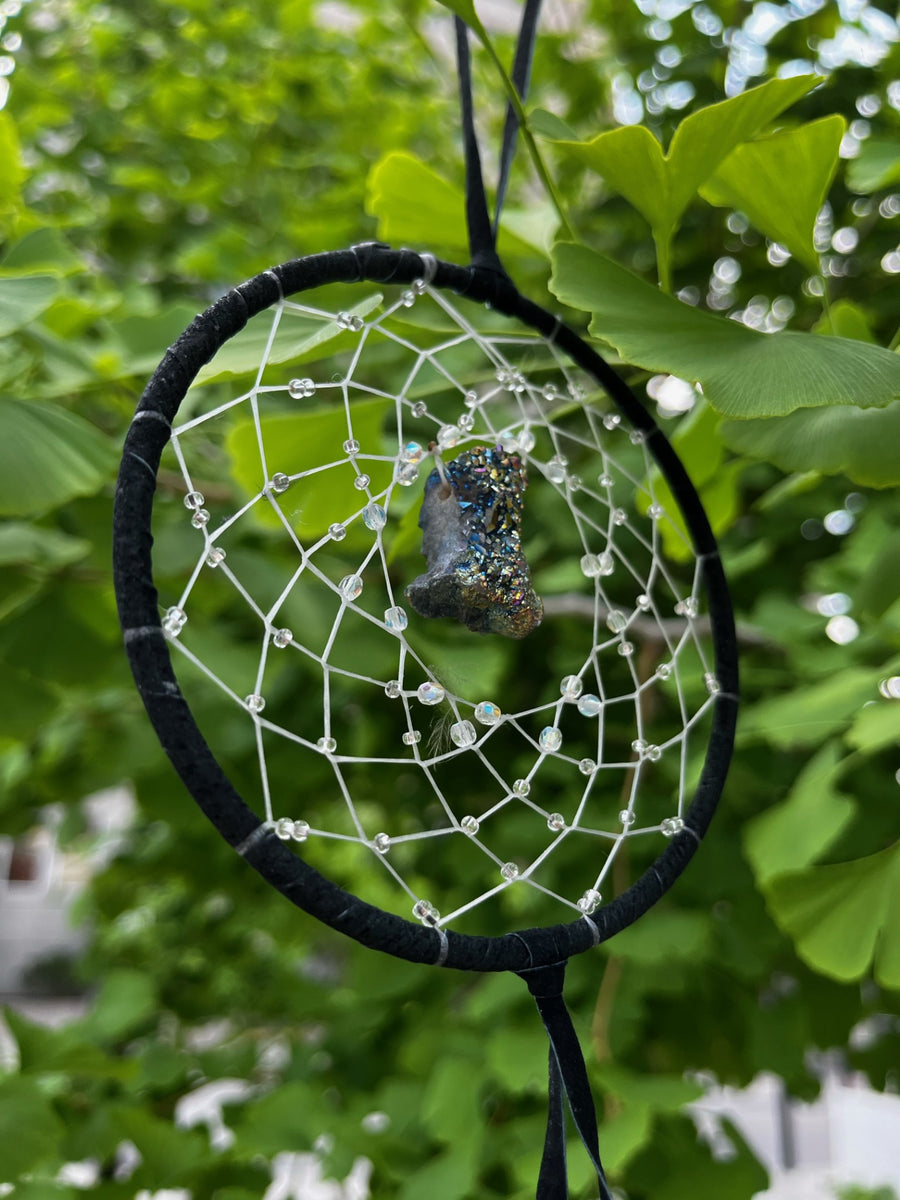Crystal Dream Catchers - 4 inches