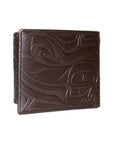 Leather Embossed Wallet - Spirit Wolf by Paul Windsor