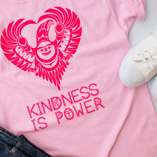Anti-Bullying Youth T-shirt - Kindness is Power by Francis Horne Sr