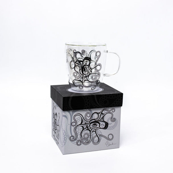 Octopus( NUU) - Double walled Glass Mug