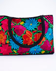 Embroidered Floral Purse