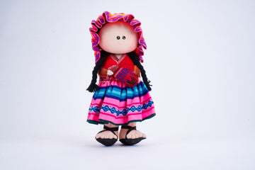 Handmade Peruvian  Cloth Doll
