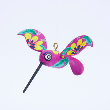 Mini Alebrije - Pink Hummingbird