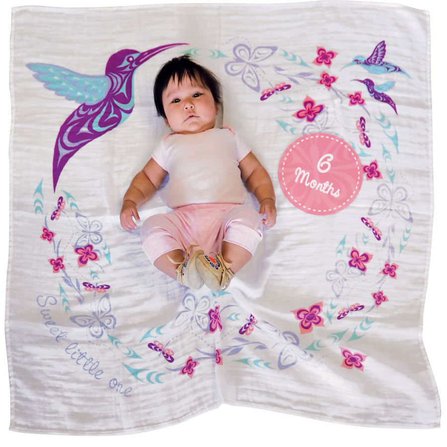 Baby Blanket and Milestone Sets- Hummingbird by Simone Diamond