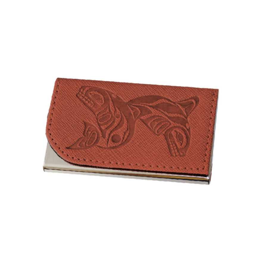 Card Holder - Whales by Paul Windsor