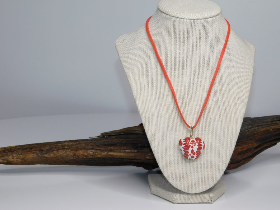 Ceramic Heart Talavera Necklaces