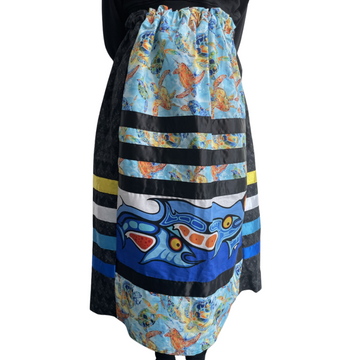 'Fish & Turtles' Ribbon Skirt