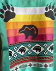 'Bear Paws' Sweatshirt by Rachel Morin Size L