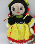 Crochet doll - Yellow dress